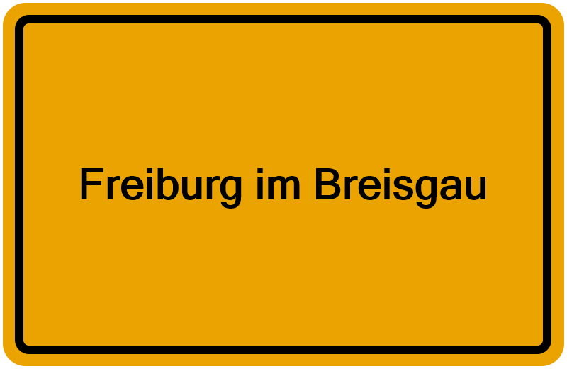 Handelsregisterauszug Freiburg im Breisgau